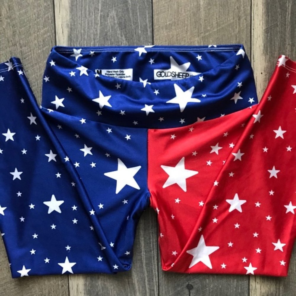 USA Stars & Stripes Goldsheep Legging